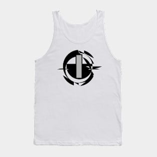 Futuristic Modern Letter I Tank Top